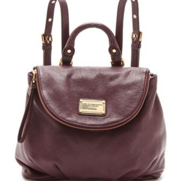 Marc By Marc Jacobs Handbags - Marc Jacobs Classic Q Mariska Backpack Burgundy